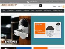 Tablet Screenshot of lock-depot.com